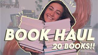 HUGE BOOK HAUL!! | 20 new reads - gifts & an indie store run