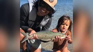 Kayak fishing..Small trips with family fishing in the wallagoot lake NSW 17/04/2020