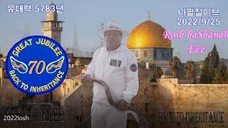 Rosh haShanah Eve Shofar대희년(Great Jubilee)/ 유대력5783년 나팔절 이브 2022.9.25일저녁 "The Mount of Olives"