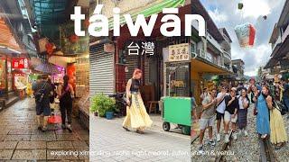 Taiwan Vlog  Airport, Lucky Land, Ximending and Raohe Night Market + Shifen, Jiufen, Yehliu Tour 