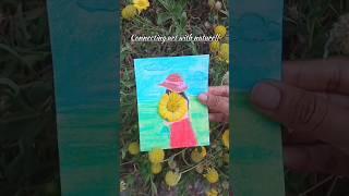 Art in a bouquet of happiness#shorts #youtubeshorts #trending #viral #painting