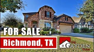 HOME FOR SALE IN RICHMOND, TX