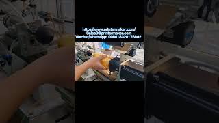 Oval bottles semi auto labeling machine with two sides labeling LM-805