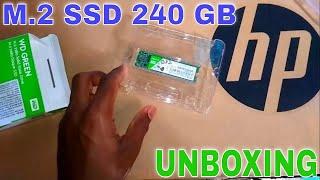 Unboxing Western Digital WD Green 240 GB M.2 2280 SATA Internal Solid State Drive (WDS240G2G0B)