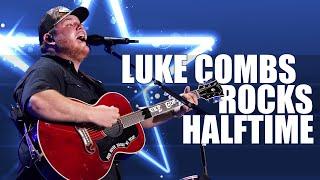 Luke Combs Rocks NFL Thanksgiving Halftime Show - Must-See Performance!