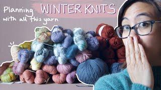 Planning winter knits (with all this yarn) | Finding sweater knitting patterns with Ravelry filters