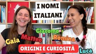 I NOMI ITALIANI, ORIGINI E CURIOSITÀ|Conversazione naturale in italiano|Real Italian Conversation