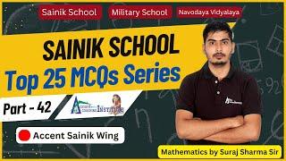 Maths Question for  Sainik School | Best Online Coaching Sainik School | RMS | Accent Sainik Wing