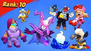 ALL 439 SKINS LOSING POSE in Brawl Stars