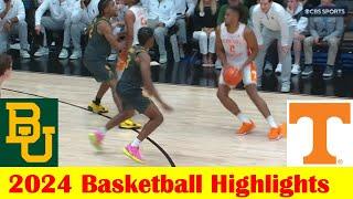 #13 Baylor vs #11 Tennessee Basketball Game Highlights 11 22 2024