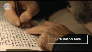 Kosher Mezuzah Scroll Made in Israel, Hand-written by a Certified Jewish Rabbi, 100% Kosher Scroll