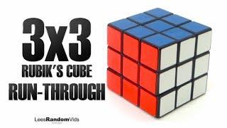 How to Solve a Rubik's Cube 3x3 - Short & Fast Run-Through Solution