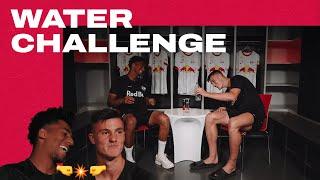 "Eventually, he won." | Water Challenge with Bernardo & Benjamin Sesko