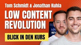 Low Content Revolution enthüllt: Der Kurs, der dein Business transformiert! 