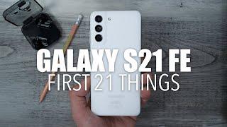 Samsung Galaxy S21 FE - 21 TIPS, TRICKS & HIDDEN FEATURES! 2022