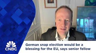 German snap election would be a blessing for the EU, says senior fellow