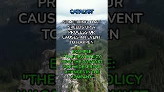 One-Minute Vocabulary: What Is Catalyst? | Learn English Quickly
