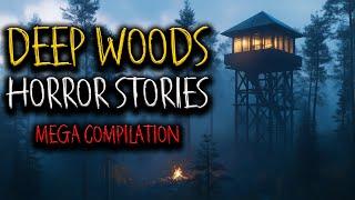 7+ HOURS of Scary DEEP WOODS Horror Stories (COMPILATION) | PARK RANGER, SKINWALKER, WENDIGO, FOREST