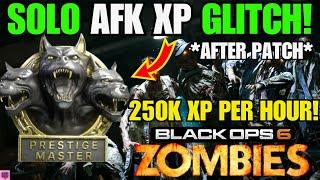 BEST SOLO UNLIMITED XP GLITCH AFTER PATCH BO6! (CAMOS / WEAPONS / MAX LEVEL) NEW BO6 ZOMBIES GLITCH