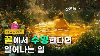 만약 꿀이 가득한 샘에 빠지면 무슨 일이 일어날까? (feat. 비뉴턴 유체)