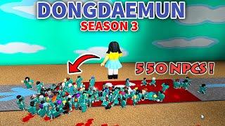 Squid Game but with NPCs - DONGDAEMUN SEASON 3 (550 NPCs) - Roblox