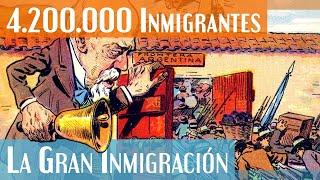 ¿4.200.000 en casi 30 años? La gran inmigración en Argentina (1880 a 1914)