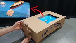 "Run the Titanic" cardboard game