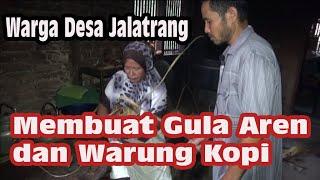 Hiburan Aktivitas Suasana Warga Dusun Puhun Membuat Gula  Desa Jalatrang Cilebak Kuningan