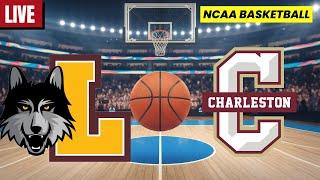 Loyola-Chicago vs Uni of Charleston Live Match | NCAA College Basketball 2024