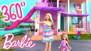 @Barbie |  BARBIE'S NEW DREAMHOUSE  360° VIRTUAL HOUSE TOUR! | #Dreamhouse REMIX