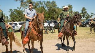 Speaker Ryan Rides with the Horse Border Patrol Unit