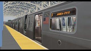 OpenBVE RP: NYC Subway R179 F Train to Jamaica-179 St