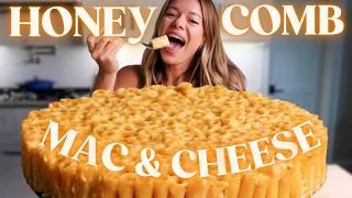 Honeycomb Mac and Cheese (UNLIKE ANYTHING YOU'VE EVER TRIED!) | Cooking, Talking, Mukbang!