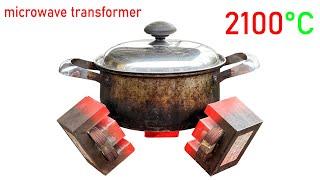 I make high power electric stove from a microwave transformer