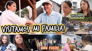 nos fuimos a Visitar a Mis Papás Después de 2 Meses! Hubo Gran Fiesta   + Moliendo Nixtamal Prieto!