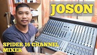 JOSON SPIDER 16 CHANNEL REVIEW #JOSONSPIDERMIXER