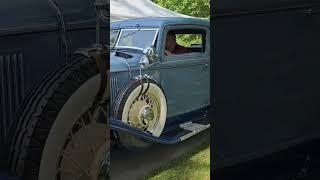 1932 Chrysler Kerchieval Bodied Three Window Rumble Seat Coup Antique Car Drive By Engine Sound