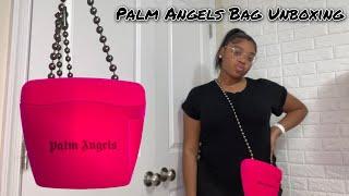 Palm Angels Pink mini Flocked Padlock Bag Unboxing