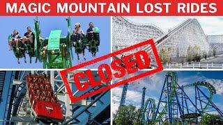 10 LOST Rides of Six Flags Magic Mountain REVEALED