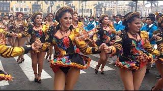 Chicas baile Saya Caporales 2019 Lima Perú (Virgen de la Candelaria - Copacabana)