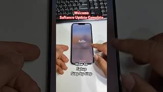 Iphone, how to setup Software Update Complete