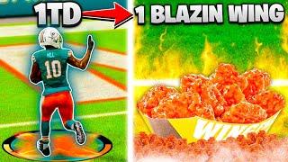 1 TOUCHDOWN = 1 BLAZIN HOT WING