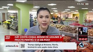 Cât costă coșul minim cu mâncare pentru o zi de post