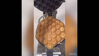 Mochi Rice Cake vs Bubble Waffle Maker #shorts