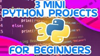 3 Mini Python Projects - For Beginners