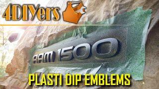 How to Plasti Dip Emblems with Glossifier