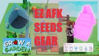 Roblox | how to afk seed and gear shop in Grow a Garden SUPER EASY GET OP FAST!