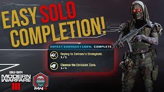 EASY Tier 5 Defeat Zakhaev Story Mission Completion for Act 3 | Call of Duty MW3 Zombies