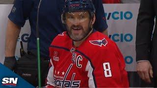 Capitals' Alex Ovechkin Taps In Aliaksei Protas' Feed For 888th Career Goal