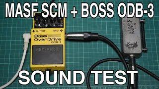 MASF SCM + BOSS ODB 3 BASS OVERDRIVE (SOUND TEST)